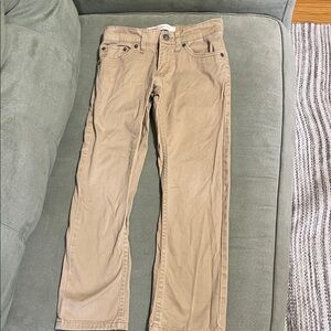 Kids tan casual pants